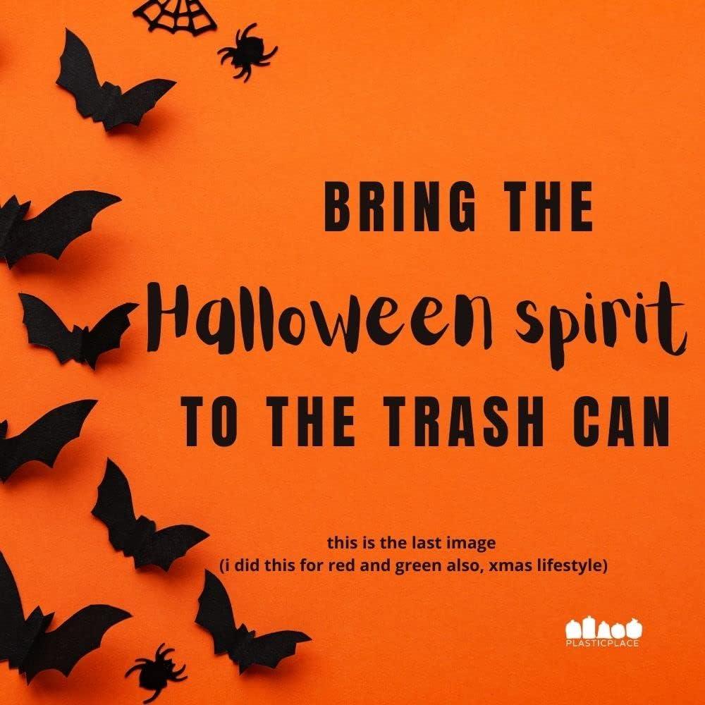 image:imagePlasticplace 3233 Gallon Trash Bags 15 Mil Orange Garbage Can Liners 33 x 39 100 Count W33RNG155560 Gallon 12 Mil