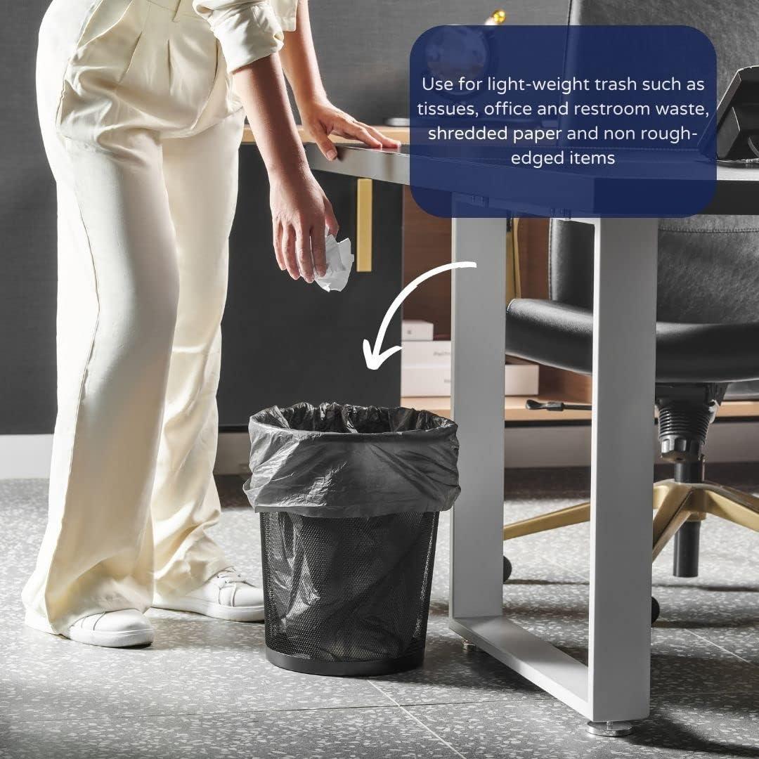 image:imagePlasticplace Contractor Trash Bags 33 Gallon 30 Mil Heavy Duty Garbage Bag 33 x 39 Black 50 CountBlack