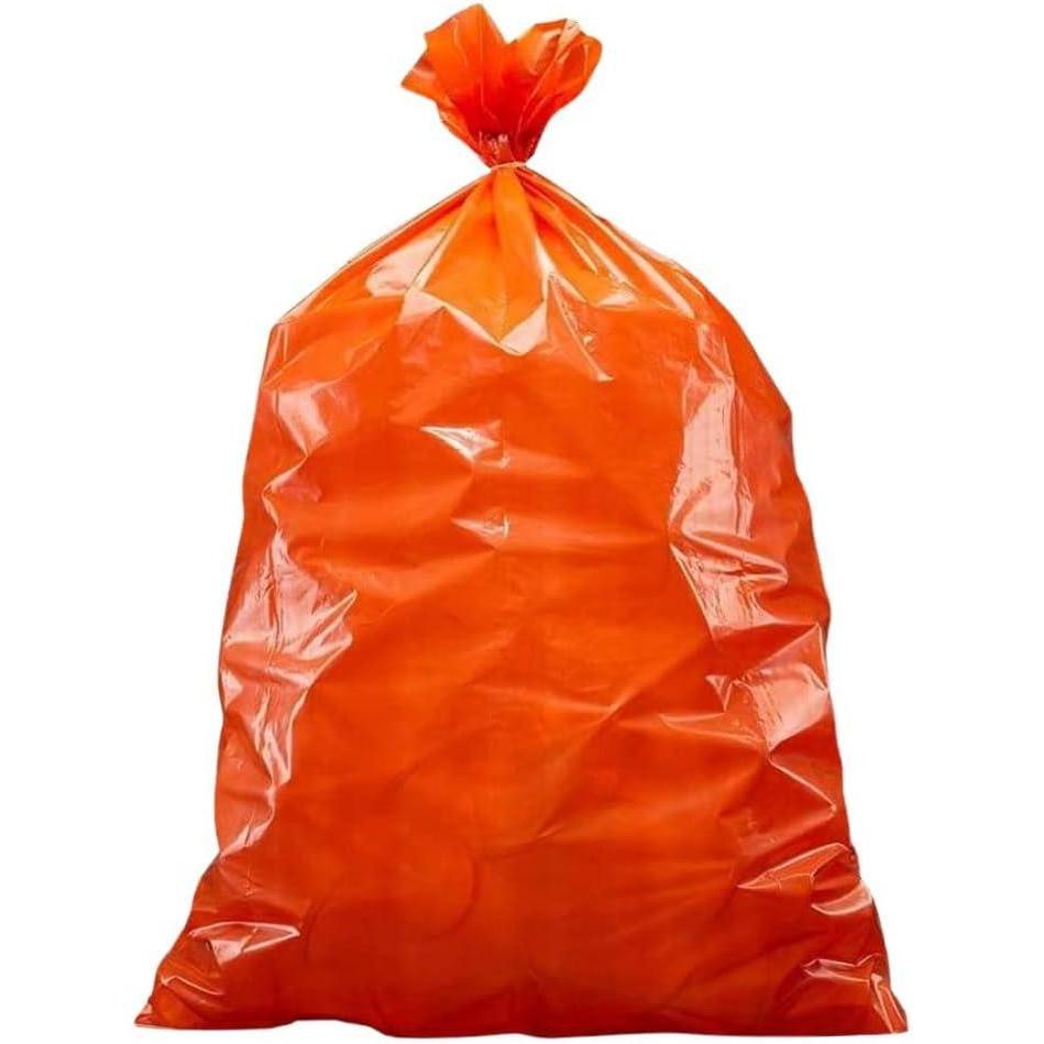 image:imagePlasticplace 3233 Gallon Trash Bags 15 Mil Orange Garbage Can Liners 33 x 39 100 Count W33RNG153233 Gallon 12 Mil