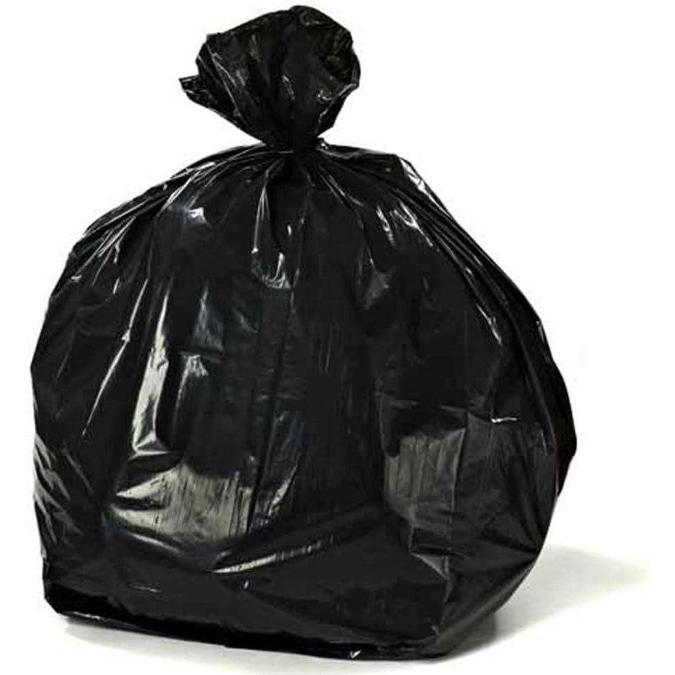 image:imagePlasticplace Black Garbage Bags 33x39 33 Gallon 100Case 14 Mil