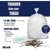 Plasticplace – W33LDC1 33 Gallon Trash Bags │ 1.2 Mil │ Clear Heavy Duty Garbage Can Liners │ 33″ x 39″ (100 Count)
