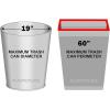 Plasticplace 20-30 Gallon Trash Bags │ 1.5 Mil │ Clear Heavy Duty Garbage Can Liners │100 Count (Pack of 1)
