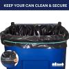 Plasticplace 26″ Rubber Bands for 64-65 Gallon Trash Cans, Green, 5 Count – Heavy Duty, Durable, Secure Trash Bags, Easy to Use, Made in the USA Elastic Bands Garbage Trashbags Contractor Commercial(30″)
