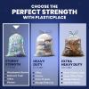Plasticplace 32-33 Gallon Recycling Bags │ 0.9 Mil │ Clear Drawstring Garbage Can Liners │ 33″ x 38″ (100 Count)