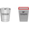 Plasticplace 32-33 Gallon Trash Bags │ 1.5 Mil │ Red Garbage Can Liners │ 33’” x 39” (100 Count)(Red)