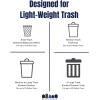 Plasticplace 4 Gallon Trash Bags │ 6 Microns │ Clear Garbage Can High Density Liners │ 17″ x 18″ (100 Count)(Clear)