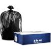 Plasticplace 40-45 Gallon Trash Bags │ 2.0 Mil │ Black Extra Heavy Duty Garbage Can Liners │ 40″ x 46″ (100 Count)(1 Count (Pack of 100))