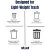 Plasticplace 40-45 Gallon Trash Bags │12 Microns │ Clear High Density Garbage Can Liners │ 40″ x 48″ (250 Count)(Black)