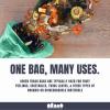 Plasticplace 40-45 Gallon Trash Bags │1.5 Mil │ Black Heavy Duty Garbage Can Liners │ 40″ x 46″ (100 Count)(Green)