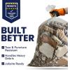 Plasticplace 42 Gallon Contractor Trash Bags │ 4.0 Mil │Clear Heavy Duty Garbage Bags │ 33″ x 48″ (50 Case)