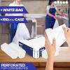 Plasticplace 55-60 Gallon Trash Bags │ 0.7 Mil │ White Heavy Duty Garbage Can Liners │ 38” x 58” 100 Count(Pack of 1)