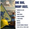 Plasticplace 55-60 Gallon Trash Bags │ 1.5 Mil │ Yellow Heavy Duty Garbage Can Liners │ 38” x 58” (100 Count)
