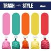 Plasticplace 55-60 Gallon Trash Bags │ 1.5 Mil │ Yellow Heavy Duty Garbage Can Liners │ 38” x 58” (100 Count)