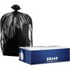 Plasticplace 55-60 Gallon Trash Bags │ 2.0 Mil │ Black Heavy Duty Garbage Can Liners │ 38” x 58” (100 Count)(Black)
