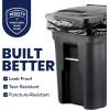 Plasticplace 65 Gallon Trash Bags │ 3.0 Mil │ Black Heavy Duty Garbage Can Liners │ 50” X 48” (50Count)