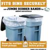 Plasticplace 65 gallon Trash Bags │ 1.5 Mil │ Clear Heavy Duty Garbage Can Liners │ 50” x 48” (50Count)(White)