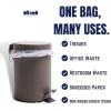 Plasticplace 7-10 Gallon Trash Bags │ 6 Microns │ Clear Garbage Can High Density Liners │ 24″ x 24’” (1000 Count)