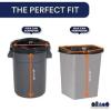 Plasticplace Contractor Trash 42 Gallon │ 3.0 Mil │ Black Heavy Duty Garbage Bag │ 33” x 48” (50 Count) (CON50)(6.0 Mil  25 Count)