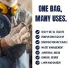 Plasticplace Contractor Trash 42 Gallon │ 3.0 Mil │ Black Heavy Duty Garbage Bag │ 33” x 48” (50 Count) (CON50)(6.0 Mil  25 Count)