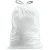 Plasticplace Custom Fit Trash Bags Compatible with simplehuman Code Q (200 Count) Drawstring Garbage Bags 13-17 Gallon White, Tear-Resistant Tall Kitchen Trash Bags for Garbage Cans Recycling 1.2 Mil(Lavender and Soft Vanilla)