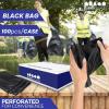 Plasticplace Heavy Duty Trash Bags, 40-45 Gallon, Black, Industrial Strength, Tear-Resistant, Leak-Proof, Large Garbage Bags for Yard, Construction, Lawn, 100 Count 1.5 Mil, 40″x46″(1 Count (Pack of 100))