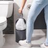 Plasticplace Trash Bags | Compatible with Simplehuman (x) Code C | (100 Count)│White Drawstring Garbage Liners 2.6-3.2 Gallon / 10-12 Liter │ 14.75″ x 20″(White)