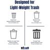 Plasticplace W8LDC Trash Bags, clear, 24 x 23,500 clear trash bag(Clear)