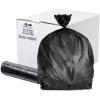 Plasticplace 20-30 Gallon Trash Bags │ 8 Microns │ Clear High Density Garbage Can Liners │ 30″ x 37″ | 1 Count (Pack of 500)(Black)