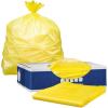 Plasticplace 32-33 Gallon Trash Bags │ 1.5 Mil │ Yellow Garbage Can Liners │ 33’” x 39” (100 Count), W33Y15(1 Count (Pack of 50))