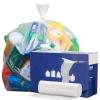 Plasticplace 40-45 Gallon Trash Bags │ 1.2 Mil │ Clear Heavy Duty Garbage Can Liners │ 40″ x 46″ (100 Count)