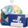 Plasticplace 40-45 Gallon Trash Bags │ 1.5 Mil │ Clear Heavy Duty Garbage Can Liners │ 40″ x 46″ (100 Count)