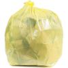 Plasticplace 40-45 Gallon Trash Bags │ 1.5 Mil │ Yellow Garbage Can Liners │ 40″ x 46″ (100 Count) (W42Y15)(Yellow)