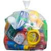 Plasticplace 40-45 Gallon Trash Bags │ 2.0 Mil │ Clear Extra Heavy Garbage Can Liners │ 40″ x 46″ (50 Count)(Clear)