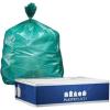 Plasticplace 40-45 Gallon Trash Bags │1.5 Mil │ Black Heavy Duty Garbage Can Liners │ 40″ x 46″ (100 Count)(Green)