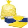 Plasticplace 55-60 Gallon Trash Bags │ 1.5 Mil │ Yellow Heavy Duty Garbage Can Liners │ 38” x 58” (100 Count)
