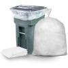 Plasticplace 64-65 Gallon Trash Can Liners for Toter │ 1.5 Mil │ Clear Heavy Duty Garbage Bags │ 50” X 60” (50Count) (W65LDCTL)(Clear)