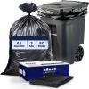Plasticplace 65 Gallon Trash Bags │ 3.0 Mil │ Black Heavy Duty Garbage Can Liners │ 50” X 48” (50Count)