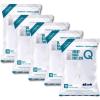 Plasticplace Custom Fit Trash Bags Compatible with simplehuman Code Q (200 Count) Drawstring Garbage Bags 13-17 Gallon White, Tear-Resistant Tall Kitchen Trash Bags for Garbage Cans Recycling 1.2 Mil(Unscented)