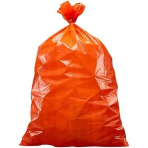 Plasticplace 32-33 Gallon Trash Bags │ 1.5 Mil │ Orange Garbage Can Liners │ 33’” x 39” (100 Count) (W33RNG15)(32-33 Gallon  1.2 Mil)