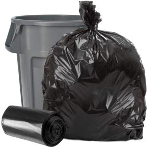 Plasticplace 40-45 Gallon Trash Bags │1.5 Mil │ Black Heavy Duty Garbage Can Liners │ 40″ x 46″ (100 Count)(Clear)
