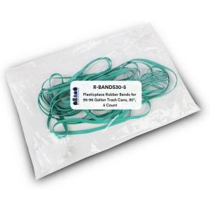 Plasticplace Rubber Bands for 95-96 Gallon Trash Cans, 30″, 5 Count